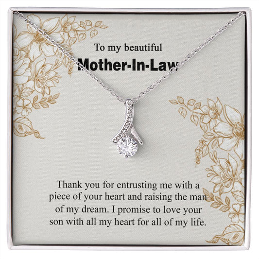 Mother in Law Necklace, Jewelry for Women, Future Mother in Law Gifts from Daughter in Law, Mother of Bride Gifts For Mother in Law, Birthday Gifts For Mother In Law From Daughter In Law14 Alluring Beauty Necklace