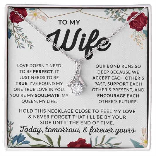 Eternal Hope Necklace To My Wife Gift, Necklace gift for her, Valentine's day 175138888386 Alluring Beauty Necklace