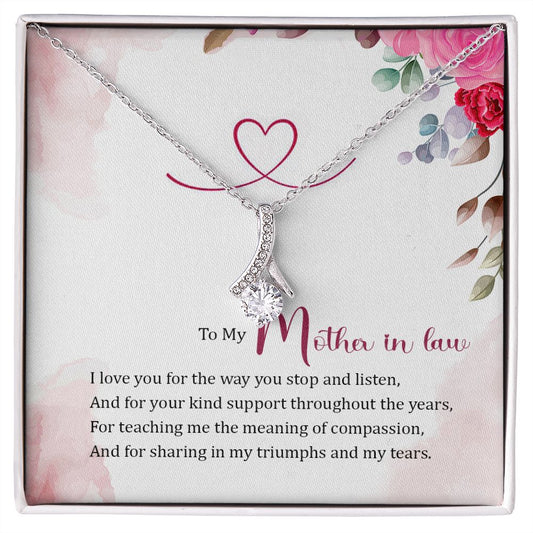 Mother in Law Necklace, Jewelry for Women, Future Mother in Law Gifts from Daughter in Law, Mother of Bride Gifts For Mother in Law, Birthday Gifts For Mother In Law From Daughter In Law17 Alluring Beauty Necklace