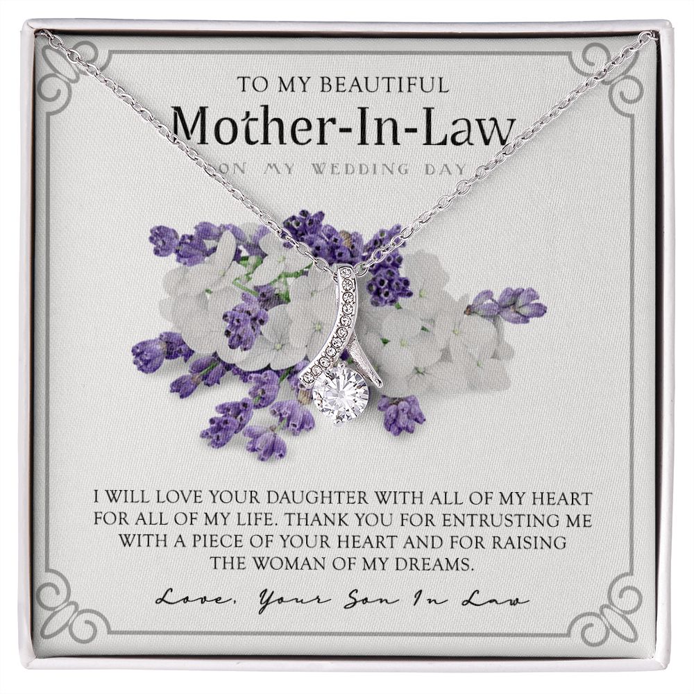 Mother in Law Necklace, Jewelry for Women, Future Mother in Law Gifts from Daughter in Law, Mother of Bride Gifts For Mother in Law, Birthday Gifts For Mother In Law From Daughter In Law9 Alluring Beauty Necklace