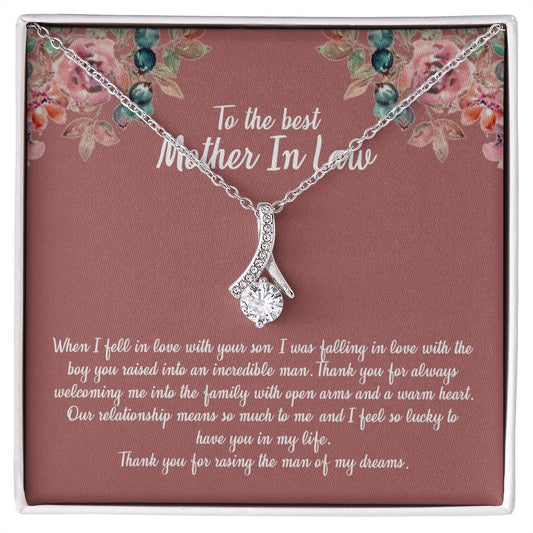 Mother in Law Necklace, Jewelry for Women, Future Mother in Law Gifts from Daughter in Law, Mother of Bride Gifts For Mother in Law, Birthday Gifts For Mother In Law From Daughter In Law11 Alluring Beauty Necklace