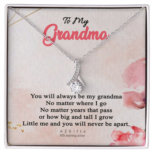To My Grandma Necklace, Gift for Grandmother Necklace, Mothers Day Gift For Grandma Nana, Grandma Jewelry From Grandchildren GrandKids , Jewelry Box Gift For Grandma Grandmother13 Alluring Beauty Necklace