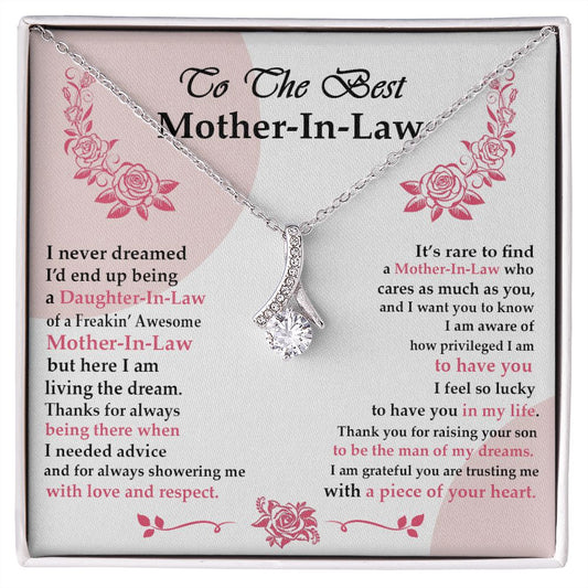 Mother in Law Necklace, Jewelry for Women, Future Mother in Law Gifts from Daughter in Law, Mother of Bride Gifts For Mother in Law, Birthday Gifts For Mother In Law From Daughter In Law6 Alluring Beauty Necklace