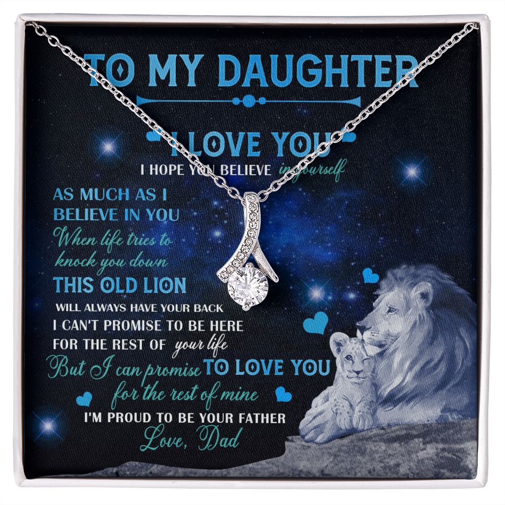 Dad To Daughter Necklace Jewelry Gift for Daughter from Dad Father Daughter Gift 175009114907 Alluring Beauty Necklace