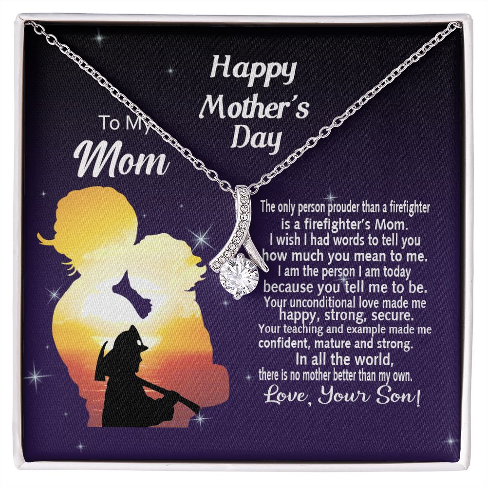 Mom Necklace Gifts for Mom from Daughter to Mom Gifts for Mothers Day from Daughter, To My Mom Necklace from Daughter to Mom Birthday Gifts Necklace with Message Card and Gift Box14 Alluring Beauty Necklace