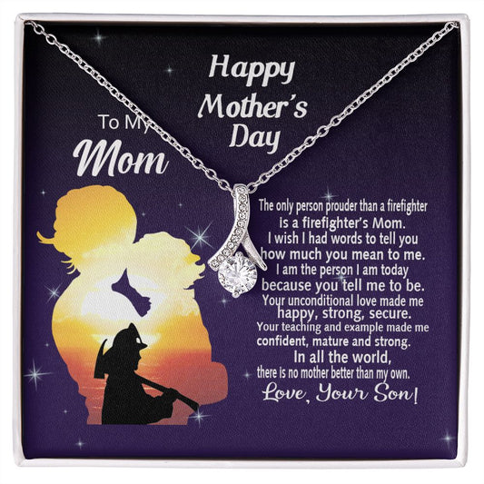 Mom Necklace Gifts for Mom from Daughter to Mom Gifts for Mothers Day from Daughter, To My Mom Necklace from Daughter to Mom Birthday Gifts Necklace with Message Card and Gift Box14 Alluring Beauty Necklace