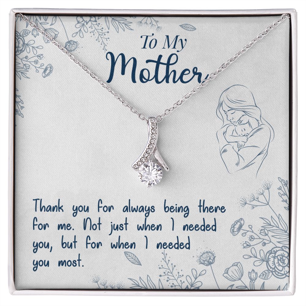 To My Mom Necklace Pendant Gift From Daughter Necklace I Needed You Most Gift For To Mom Happy Mother's Day Mother In Law Gift On Birthday Anniversary Gift 30821 Alluring Beauty Necklace