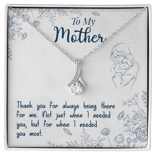 To My Mom Necklace Pendant Gift From Daughter Necklace I Needed You Most Gift For To Mom Happy Mother's Day Mother In Law Gift On Birthday Anniversary Gift 30821 Alluring Beauty Necklace