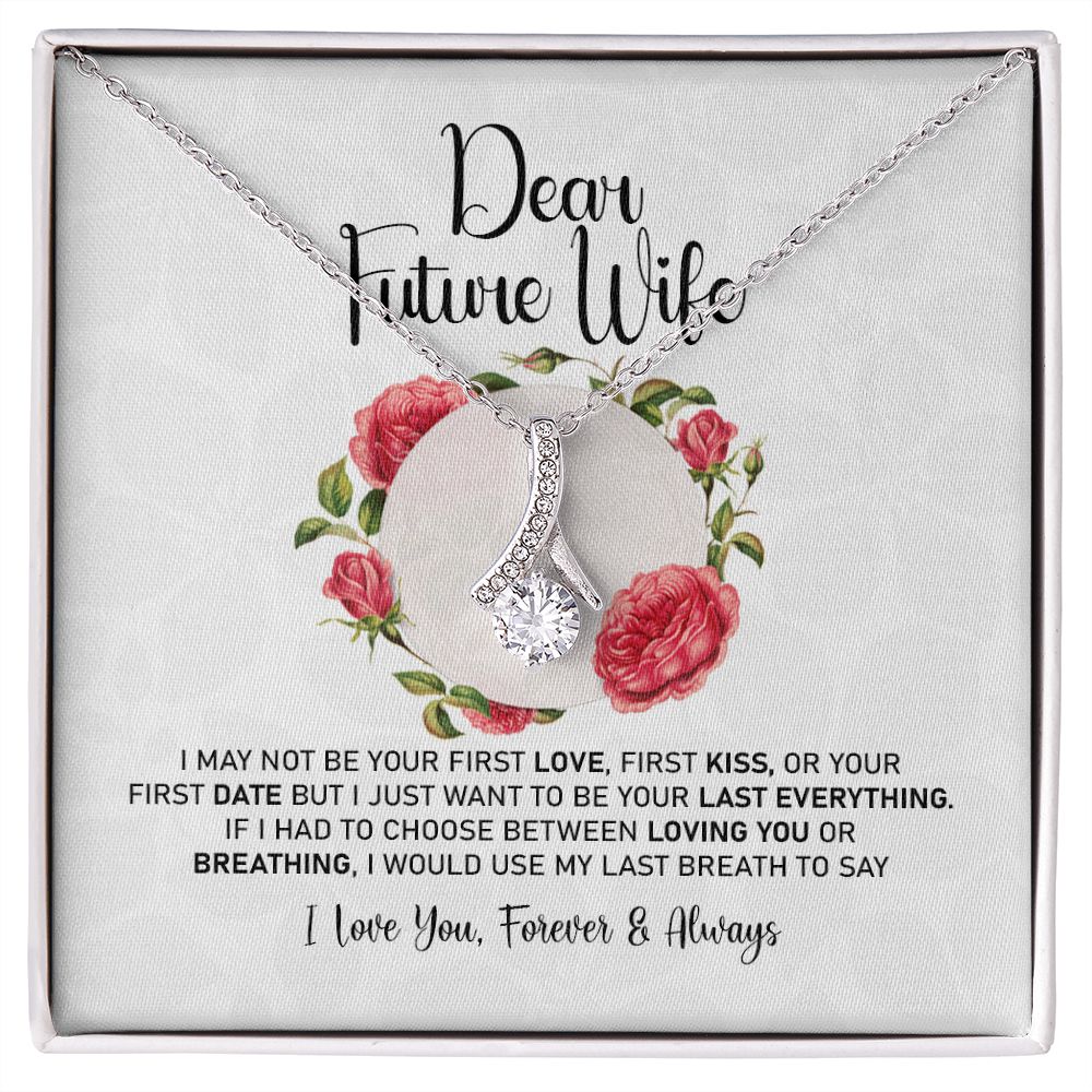 To My Girlfriend Necklace from Boyfriend To My Future Wife Necklace Jewelry For Girlfriend Gift For Girlfriend Gift for Her Romantic Birthday Valentines Day Gift For Girlfriend Gifts Necklaces 8 Alluring Beauty Necklace