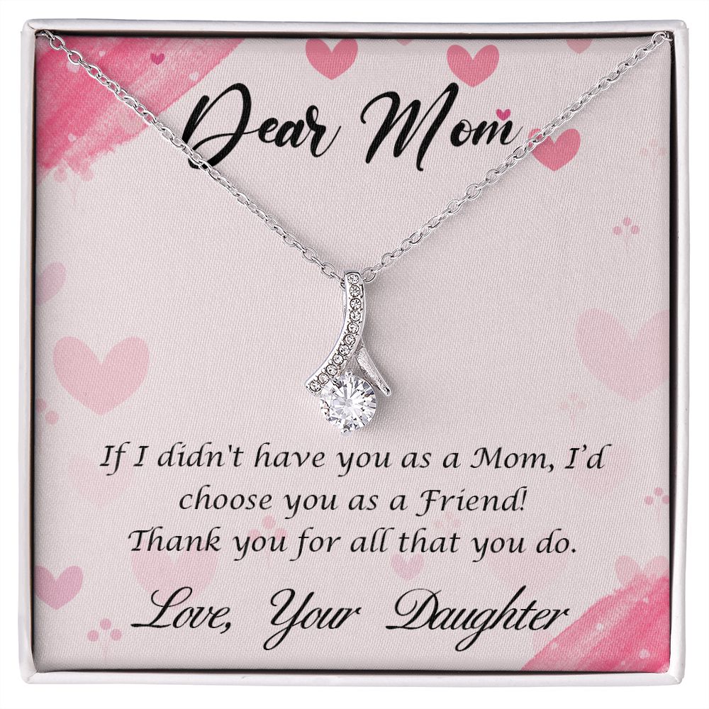 To My Mom Necklace, Gift For Mom, Mother's Day Gift from Daughter, Mom Jewelry Gift for Mothers Day, Birthday Gift for Mother, Moms Gift from Daughter Son, Necklace for Mom Mother 10 Alluring Beauty Necklace