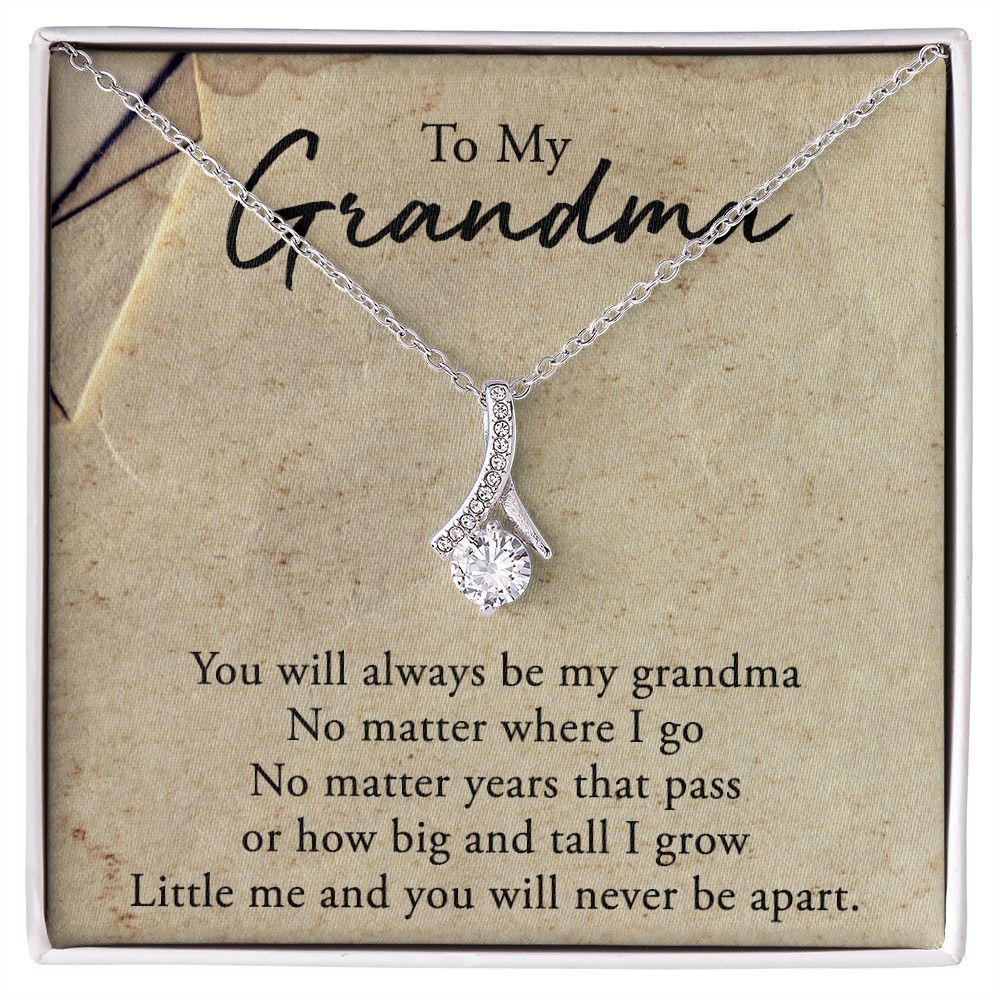 To My Grandma Necklace, Gift for Grandmother Necklace, Mothers Day Gift For Grandma Nana, Grandma Jewelry From Grandchildren GrandKids , Jewelry Box Gift For Grandma Grandmother5 Alluring Beauty Necklace
