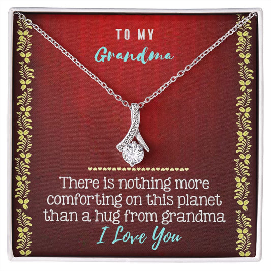 To My Grandma Necklace, Gift for Grandmother Necklace, Mothers Day Gift For Grandma Nana, Grandma Jewelry From Grandchildren GrandKids , Jewelry Box Gift For Grandma Grandmother20 Alluring Beauty Necklace