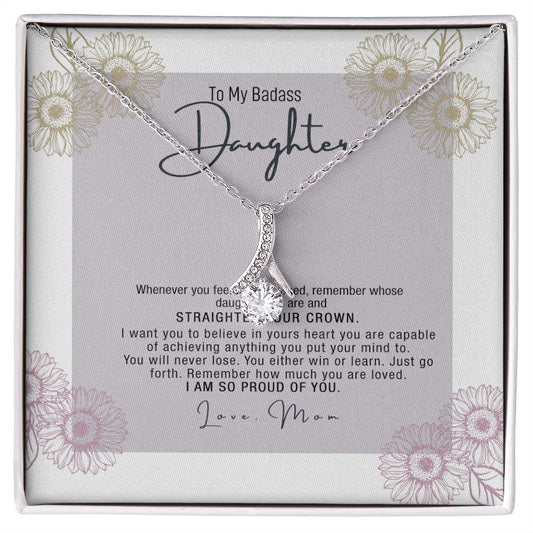 Daughter Necklace Gift From Mom Mother Daughter Jewelry Gift 21st Birthday Xmas Alluring Beauty Necklace