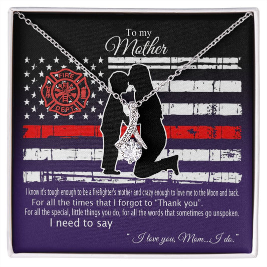 Mom Necklace Gifts for Mom from Daughter to Mom Gifts for Mothers Day from Daughter, To My Mom Necklace from Daughter to Mom Birthday Gifts Necklace with Message Card and Gift Box2233 Alluring Beauty Necklace