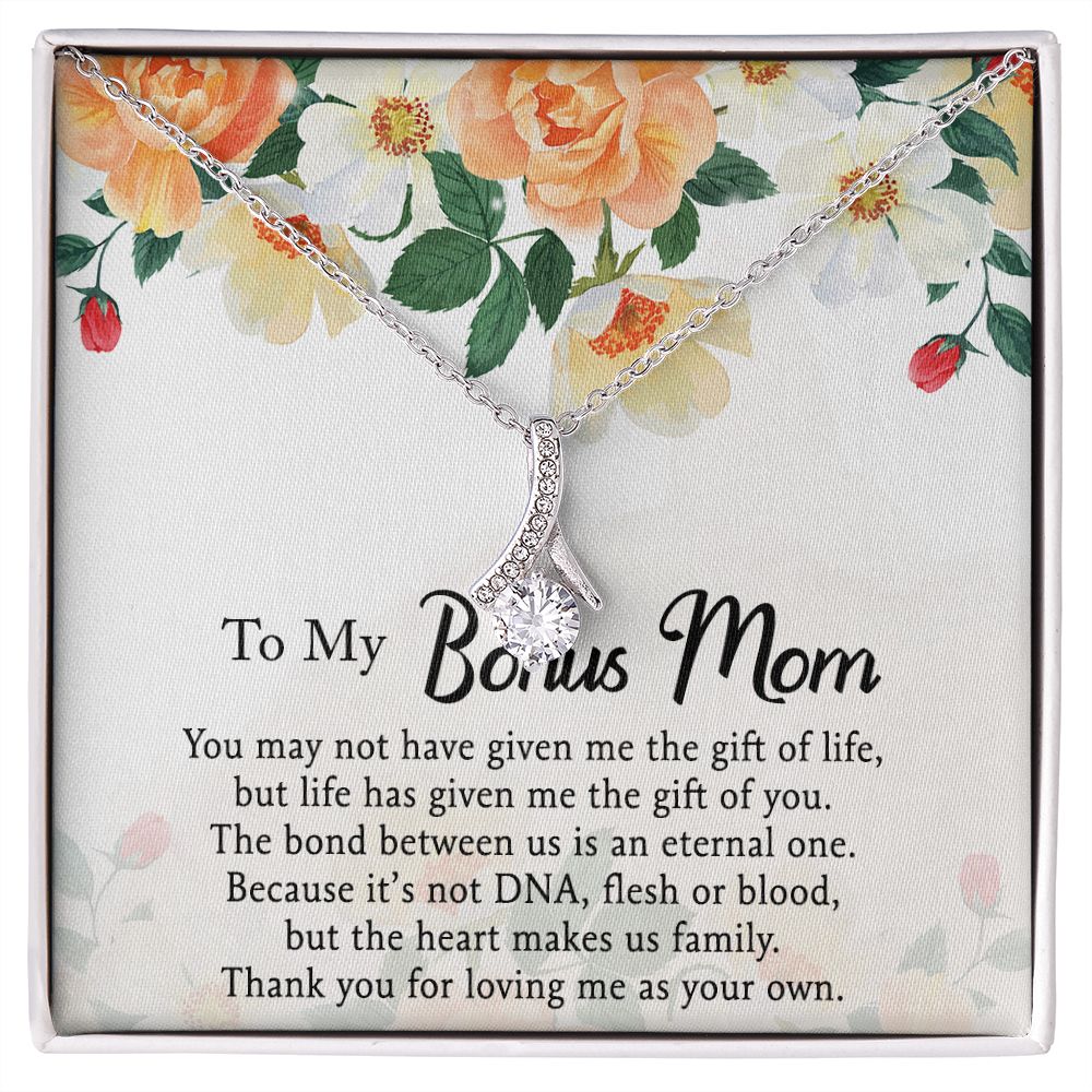 Mother Daughter Necklace as Daughter Gift from Mom, Mom Necklace as Christmas Gift for Mom from Son, Birthday Gift for Mother in Law Necklace, Bonus Mom Gifts for Step Mom Necklace5 Alluring Beauty Necklace