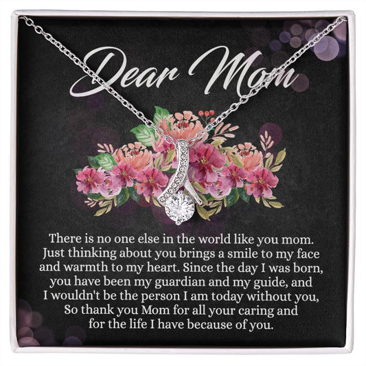 To My Mom Necklace, Mothers Day Gift From Daughter, Mom Gifts Idea, Mothers Day Necklace From Daughter, Mothers Day Gift From Son, Gift For Mom From Son, Mothers Day Jewelry Box Alluring Beauty Necklace