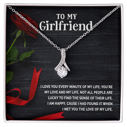To My Girlfriend Necklace from Boyfriend To My Future Wife Necklace Jewelry For Girlfriend Gift For Girlfriend Gift for Her Romantic Birthday Valentines Day Gift For Girlfriend Gifts Necklaces 25 Alluring Beauty Necklace