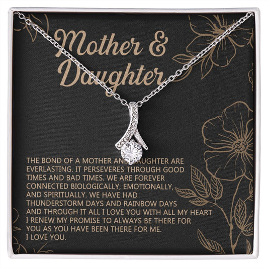 Mother Daughter Necklace Mothers day Necklace Mother Daughter Gift Mother Daughter Jewelry Gift For Daughter From Mom Daughter Mother Alluring Beauty Necklace