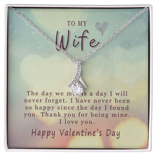 To My Wife Necklace Jewelry For Wife Valentines Day Gift for Wife, Gift for Wife 175127367321