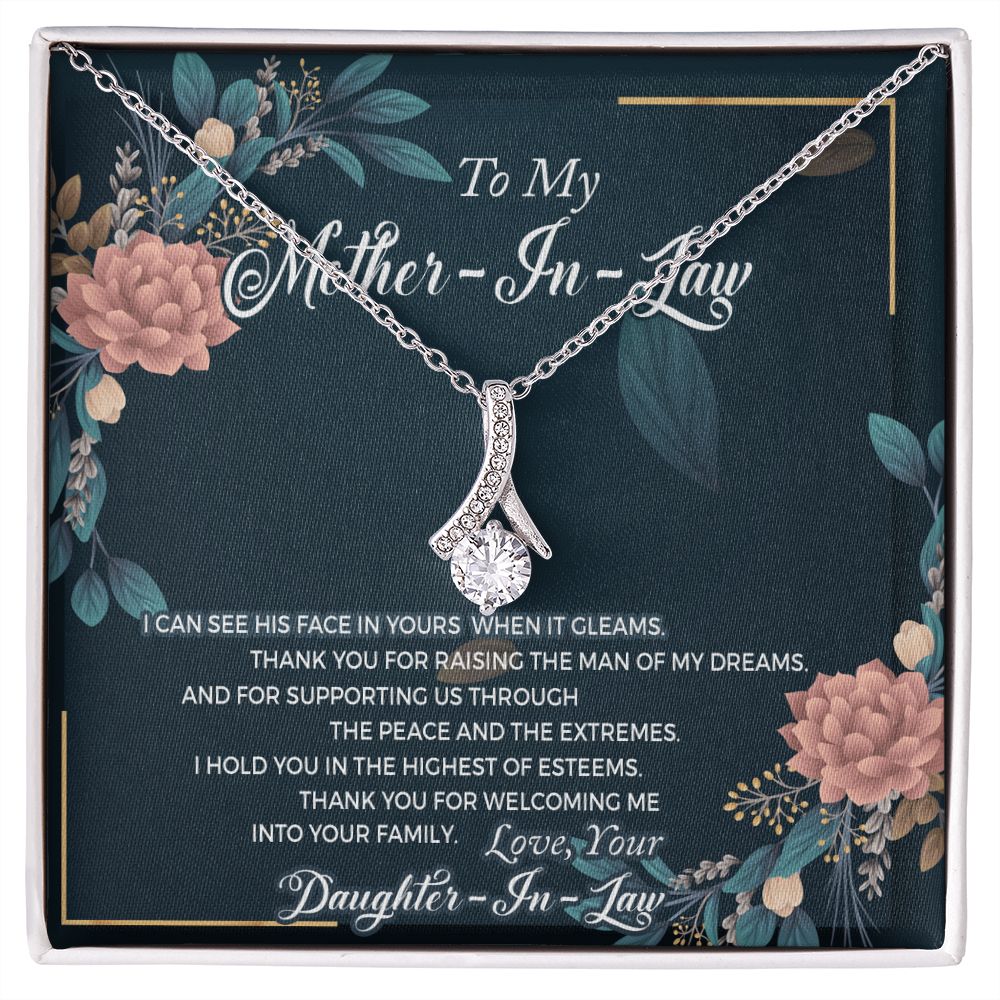 Mother in Law Necklace, Jewelry for Women, Future Mother in Law Gifts from Daughter in Law, Mother of Bride Gifts For Mother in Law, Birthday Gifts For Mother In Law From Daughter In Law2 Alluring Beauty Necklace