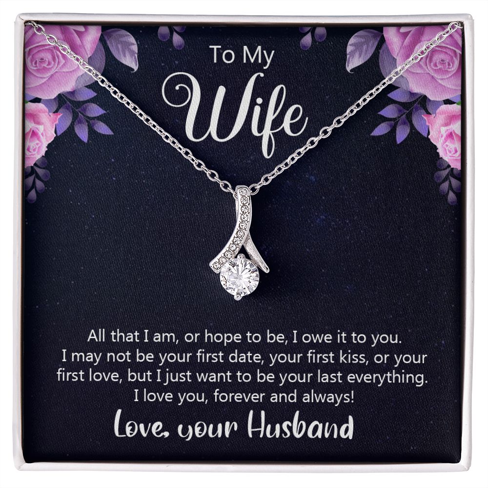 Birthday Gifts For Wife, Necklace Gifts For Wife From Husband, To My Wife Jewelry For Women , To My Wife Necklace  from Husband Wedding Anniversary Present For Wife, Beautiful Wife Jewelry Christmas31 Alluring Beauty Necklace