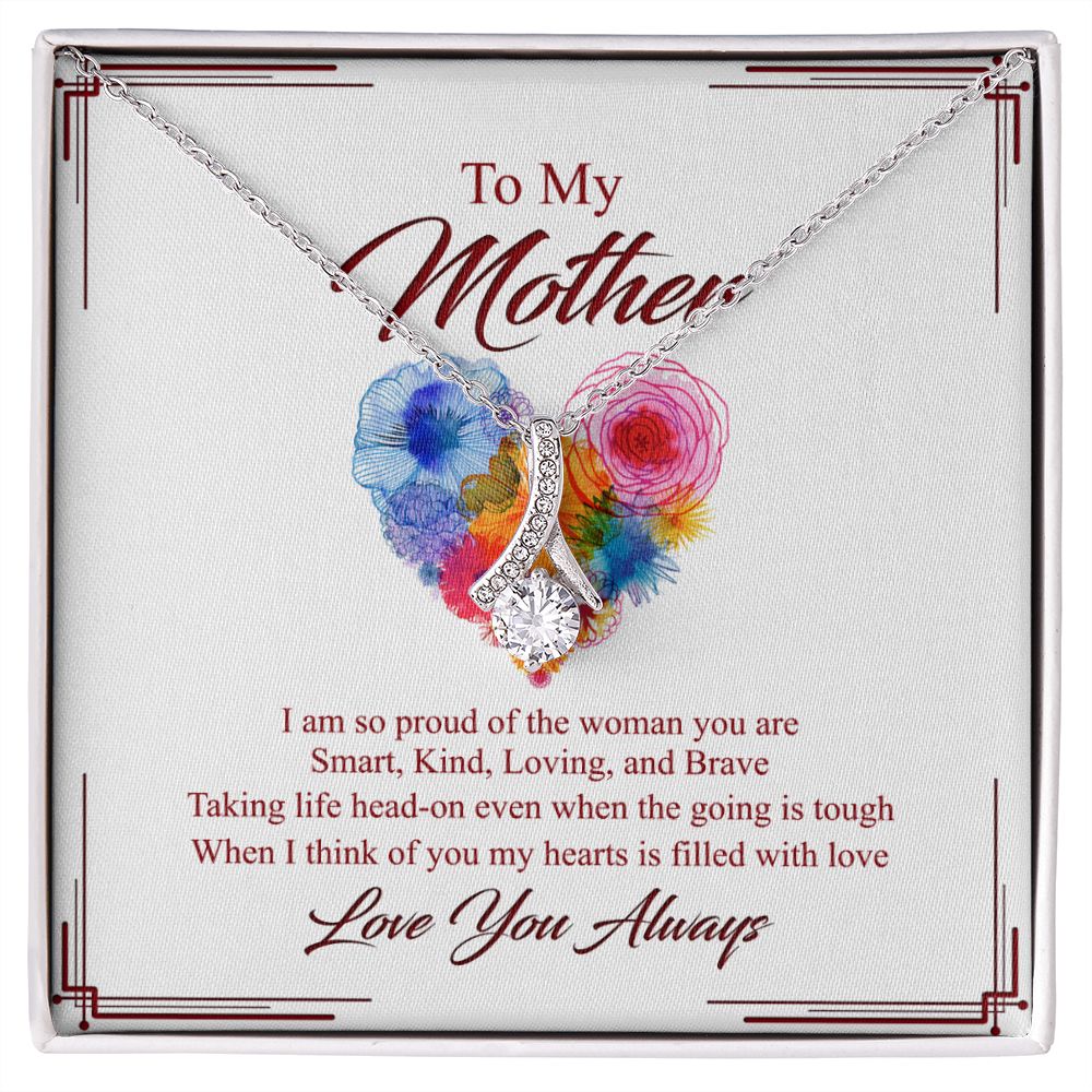 To My Mom Necklace, Gift For Mom, Mother's Day Gift from Daughter, Mom Jewelry Gift for Mothers Day, Birthday Gift for Mother, Moms Gift from Daughter Son, Necklace for Mom Mother 8 Alluring Beauty Necklace