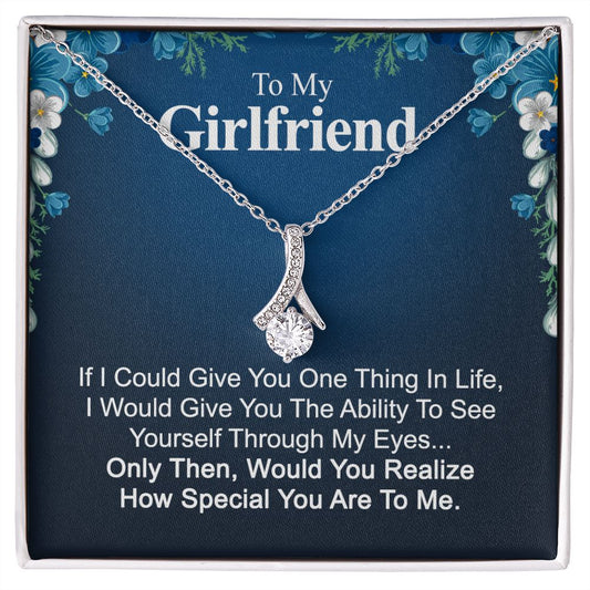 To My Girlfriend Necklace from Boyfriend To My Future Wife Necklace Jewelry For Girlfriend Gift For Girlfriend Gift for Her Romantic Birthday Valentines Day Gift For Girlfriend Gifts Necklaces 32 Alluring Beauty Necklace