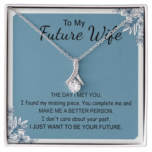 To My Girlfriend Necklace from Boyfriend To My Future Wife Necklace Jewelry For Girlfriend Gift For Girlfriend Gift for Her Romantic Birthday Valentines Day Gift For Girlfriend Gifts Necklaces 6 Alluring Beauty Necklace