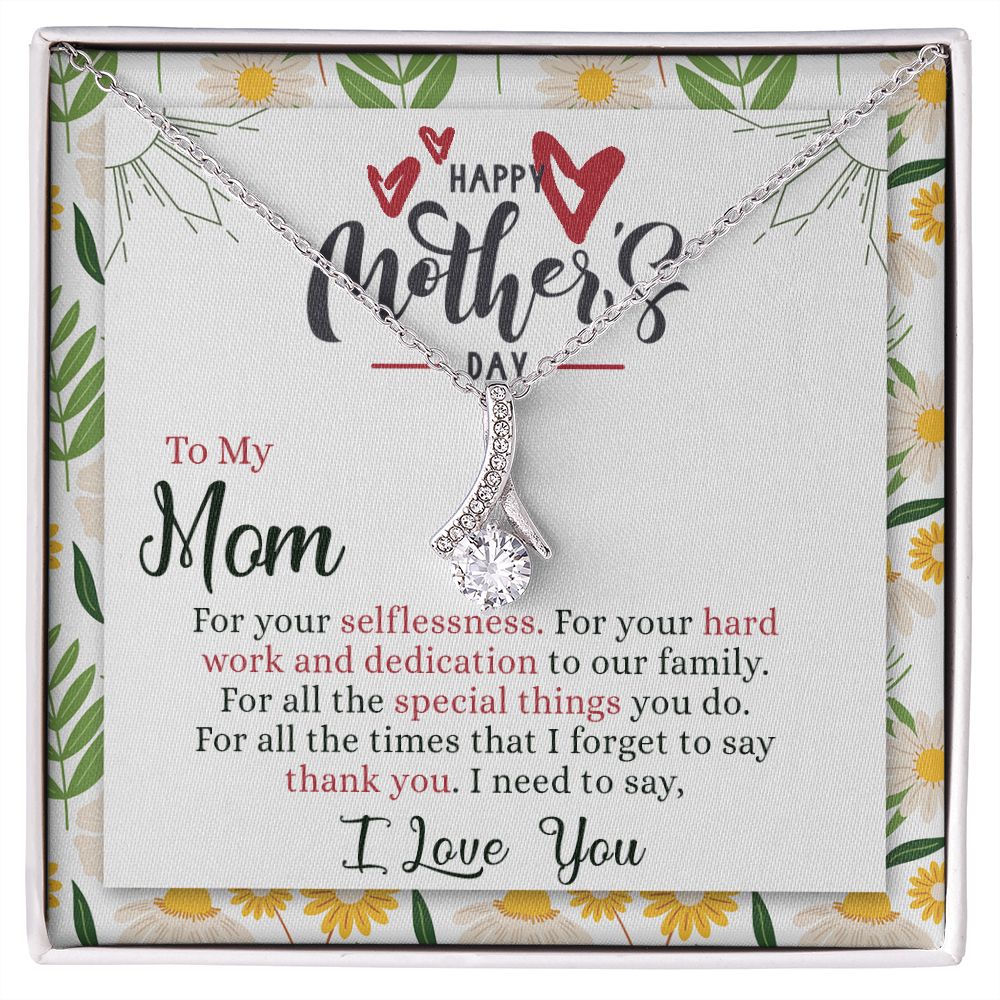 Mom Necklace Gift Best Mother Gifts From Kids  Mommy Gifts Mom Birthday Gift Children Jewelry Set Mother’s Day Gift For Her Alluring Beauty Necklace
