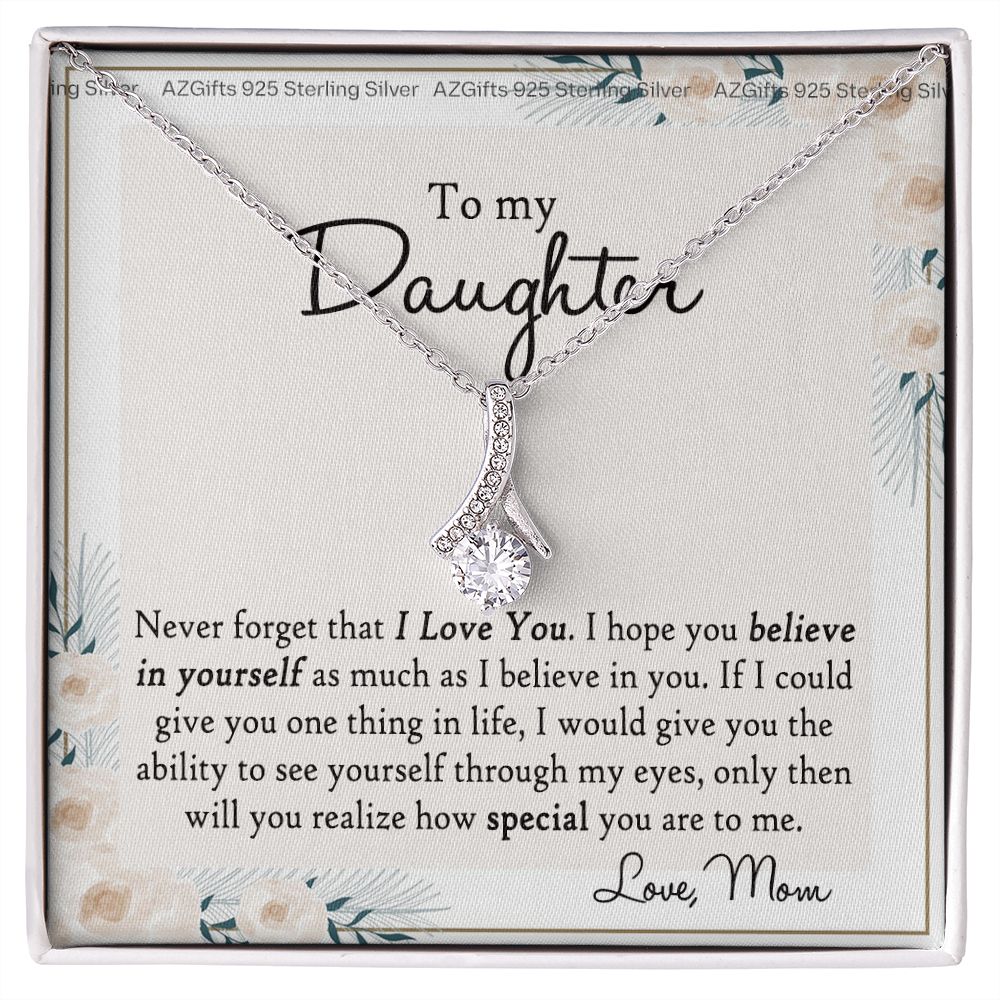 Mother Mom Daughter Necklace Hearts Pendant Necklace Jewelry Gifts for Mom Mother Daughter Jewelry Gift for Women Present for Birthday Anniversary Christmas Alluring Beauty Necklace