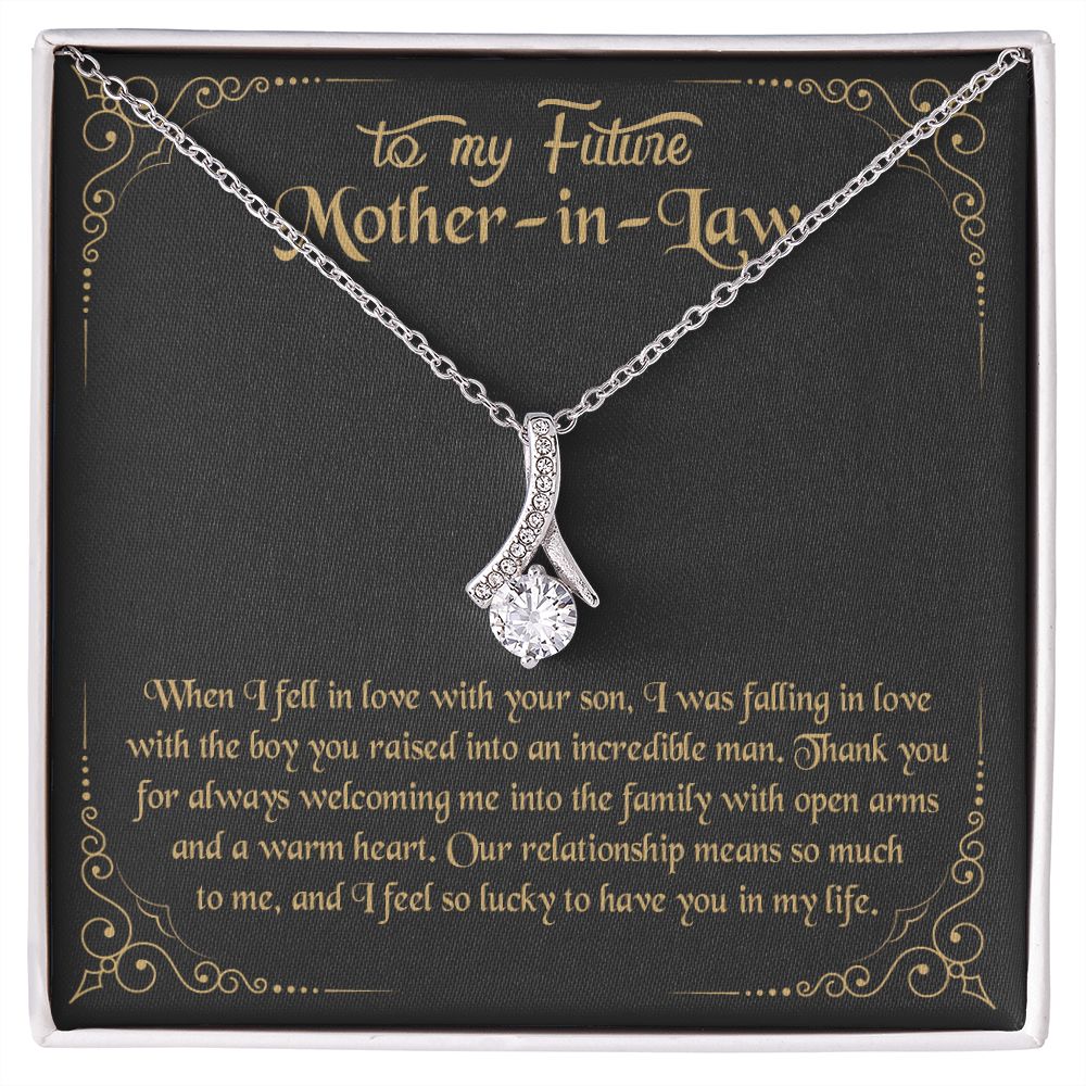 Mother in Law Necklace, Jewelry for Women, Future Mother in Law Gifts from Daughter in Law, Mother of Bride Gifts For Mother in Law, Birthday Gifts For Mother In Law From Daughter In Law10 Alluring Beauty Necklace