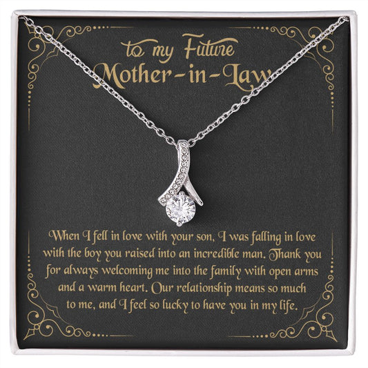 Mother in Law Necklace, Jewelry for Women, Future Mother in Law Gifts from Daughter in Law, Mother of Bride Gifts For Mother in Law, Birthday Gifts For Mother In Law From Daughter In Law10 Alluring Beauty Necklace