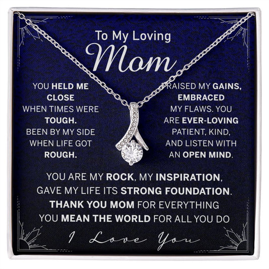 To My Mom Necklace, Gift For Mom, Mother's Day Gift from Daughter, Mom Jewelry Gift for Mothers Day, Birthday Gift for Mother, Moms Gift from Daughter Son, Necklace for Mom Mother Alluring Beauty Necklace