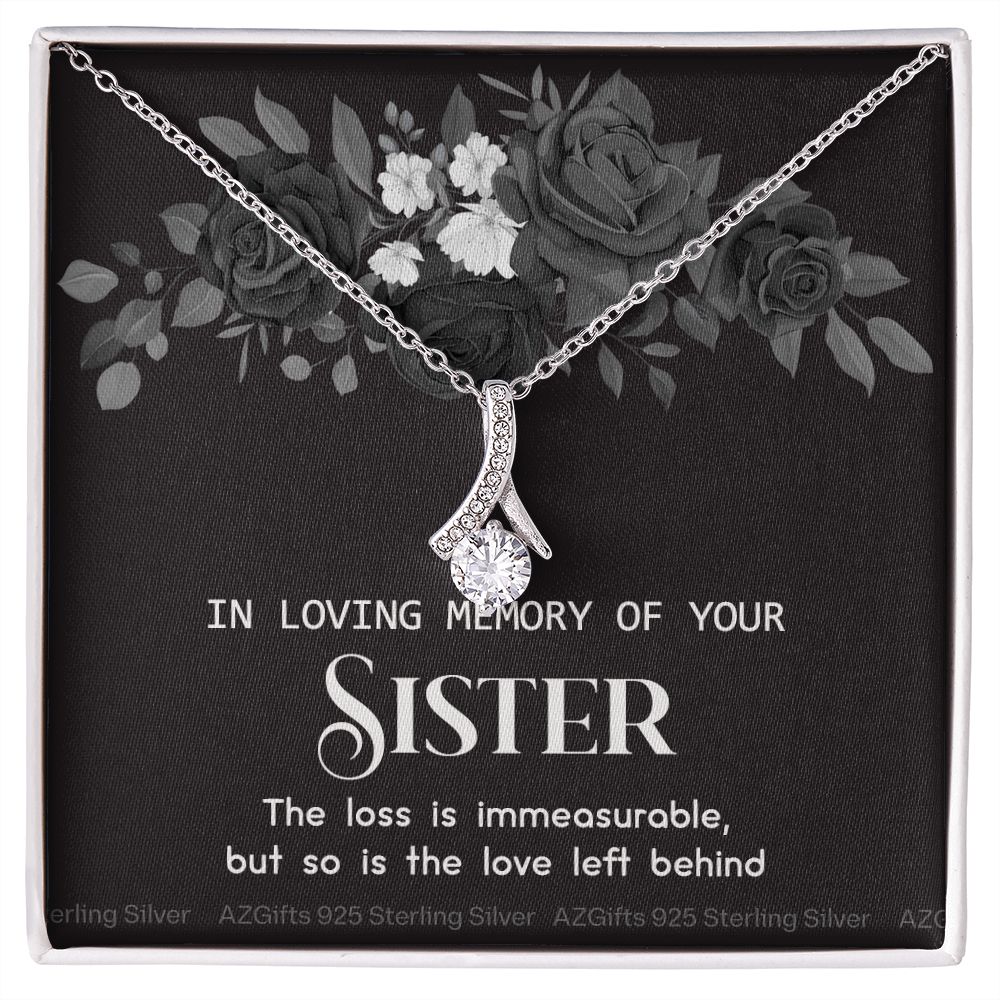 In Memory Of Your Sister, Sympathy Gift Loss Of Sister, Sympathy Gift Box, Loss Of Sister Necklace, Loss Of Sister, Loss Of A Sister Alluring Beauty Necklace