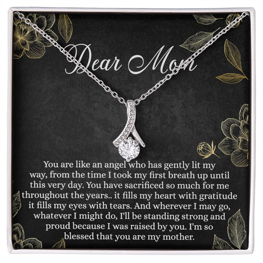 Mothers Day Gifts From Son Daughter Kids Gifts For Mom Birthday Unique Mothers Day Necklace Gift Idea Sentimental Mom Christmas Present Alluring Beauty Necklace