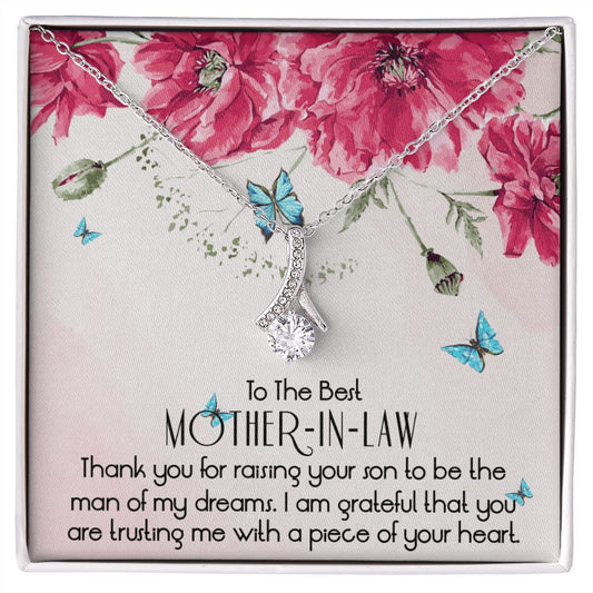 Mother in Law Necklace, Jewelry for Women, Future Mother in Law Gifts from Daughter in Law, Mother of Bride Gifts For Mother in Law, Birthday Gifts For Mother In Law From Daughter In Law1 Alluring Beauty Necklace