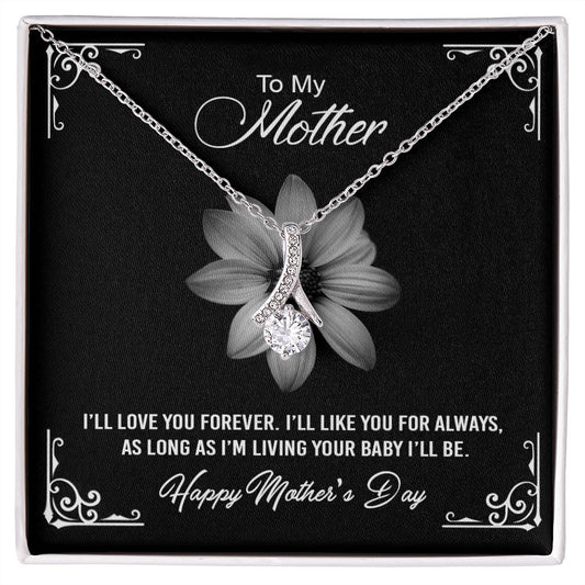 Mom Necklace Gifts for Mom from Daughter to Mom Gifts for Mothers Day from Daughter, To My Mom Necklace from Daughter to Mom Birthday Gifts Necklace with Message Card and Gift Box2247 Alluring Beauty Necklace