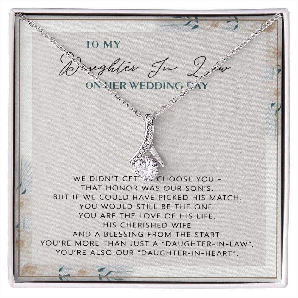 Wedding Gift From mother On Wedding Day To My Daughter-in-law Wedding Day Alluring Beauty Necklace