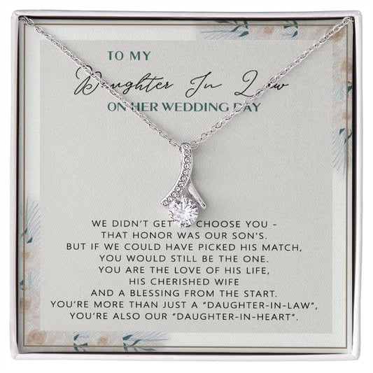 Wedding Gift From mother On Wedding Day To My Daughter-in-law Wedding Day Alluring Beauty Necklace