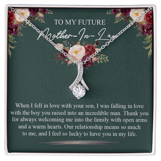 Mother in Law Necklace, Jewelry for Women, Future Mother in Law Gifts from Daughter in Law, Mother of Bride Gifts For Mother in Law, Birthday Gifts For Mother In Law From Daughter In Law5 Alluring Beauty Necklace