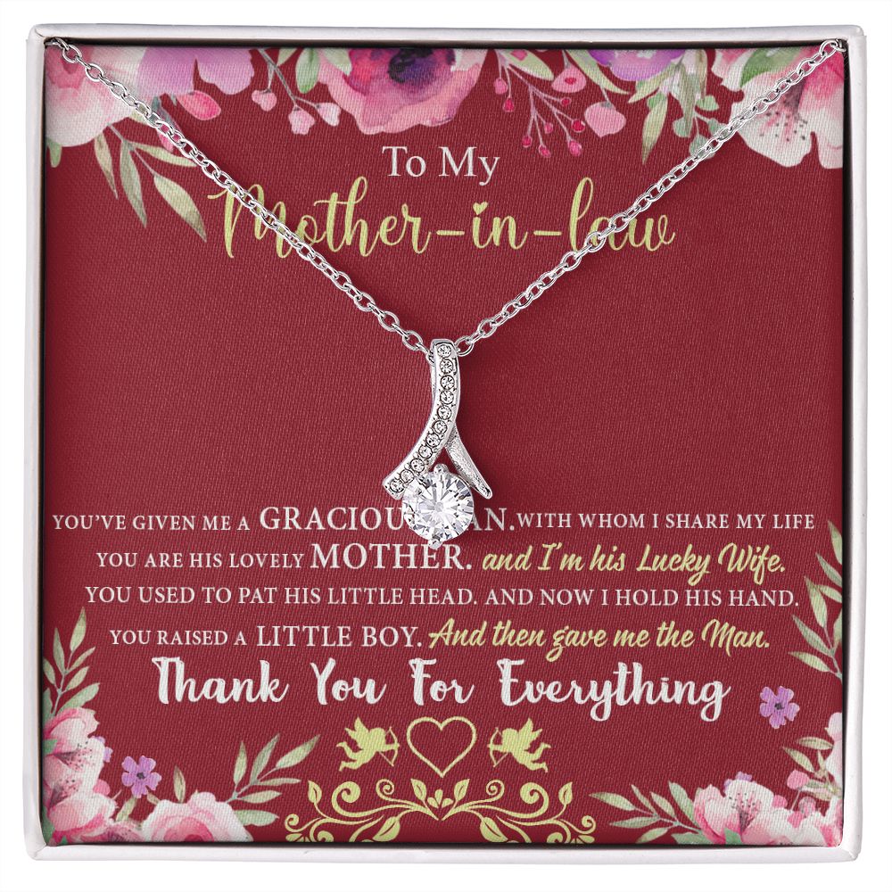 Mother in Law Necklace, Jewelry for Women, Future Mother in Law Gifts from Daughter in Law, Mother of Bride Gifts For Mother in Law, Birthday Gifts For Mother In Law From Daughter In Law7 Alluring Beauty Necklace
