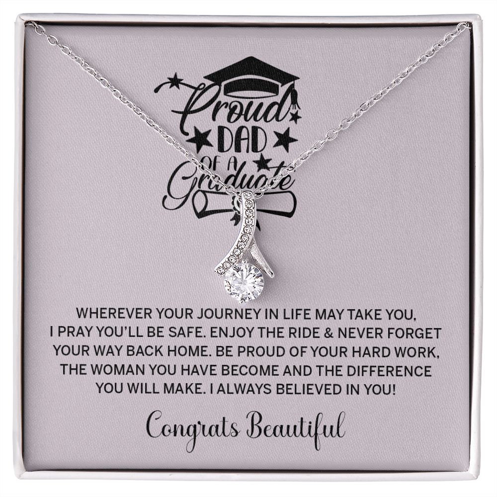 Gift For Daughter From Dad, Proud To Be Your Father, Graduation Gift, Birthday 175210799260