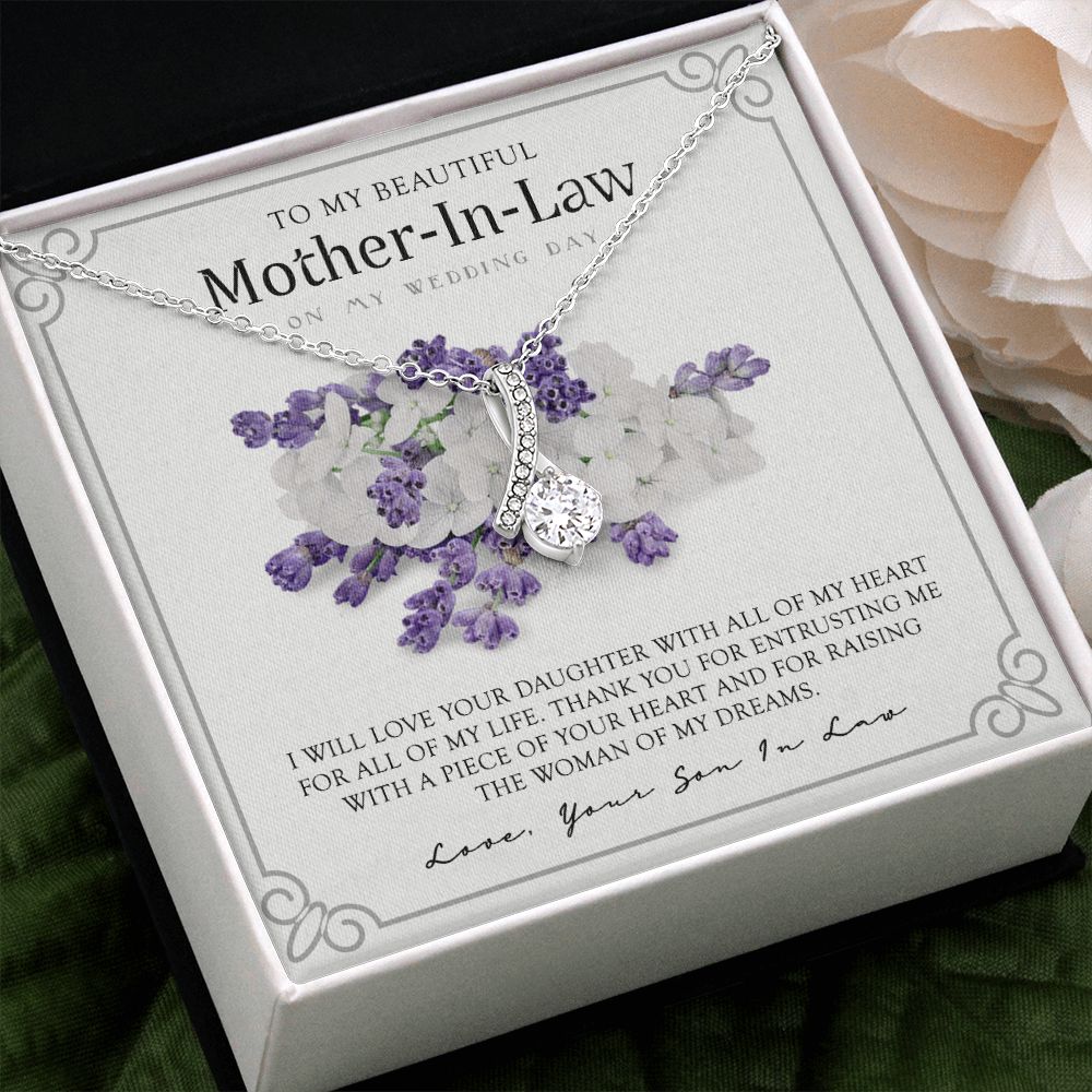 Mother in Law Necklace, Jewelry for Women, Future Mother in Law Gifts from Daughter in Law, Mother of Bride Gifts For Mother in Law, Birthday Gifts For Mother In Law From Daughter In Law9 Alluring Beauty Necklace