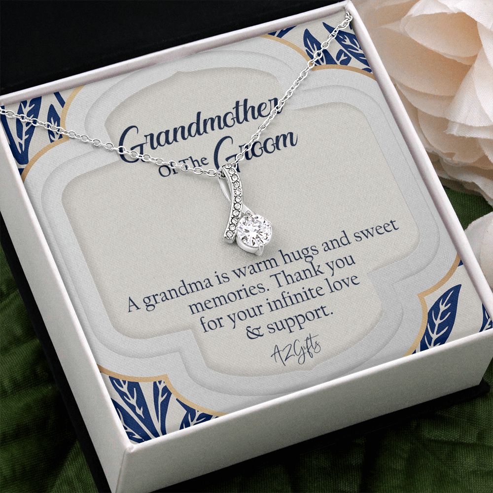 To My Grandmother Necklace, Gift for Grandmother Necklace, Mothers Day Gift For Grandma Nana, Grandma Jewelry From Grandchildren GrandKids , Jewelry Box Gift For Grandma Grandmother3 Alluring Beauty Necklace