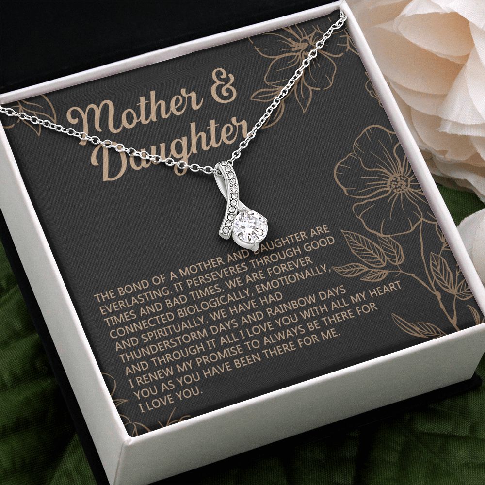 Mother Daughter Necklace Mothers day Necklace Mother Daughter Gift Mother Daughter Jewelry Gift For Daughter From Mom Daughter Mother Alluring Beauty Necklace