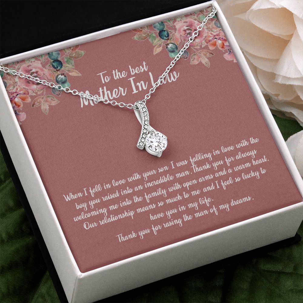 Mother in Law Necklace, Jewelry for Women, Future Mother in Law Gifts from Daughter in Law, Mother of Bride Gifts For Mother in Law, Birthday Gifts For Mother In Law From Daughter In Law3 Alluring Beauty Necklace