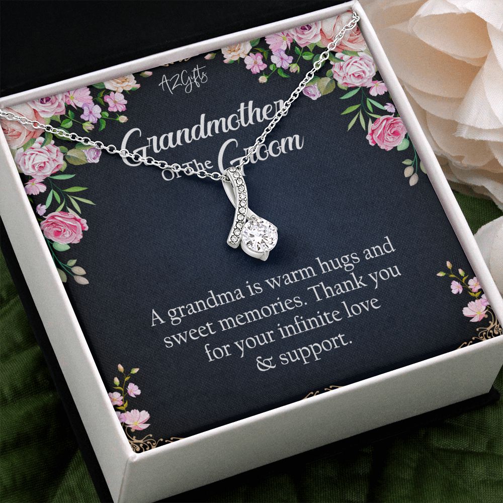 To My Grandmother Necklace, Gift for Grandmother Necklace, Mothers Day Gift For Grandma Nana, Grandma Jewelry From Grandchildren GrandKids , Jewelry Box Gift For Grandma Grandmother2 Alluring Beauty Necklace