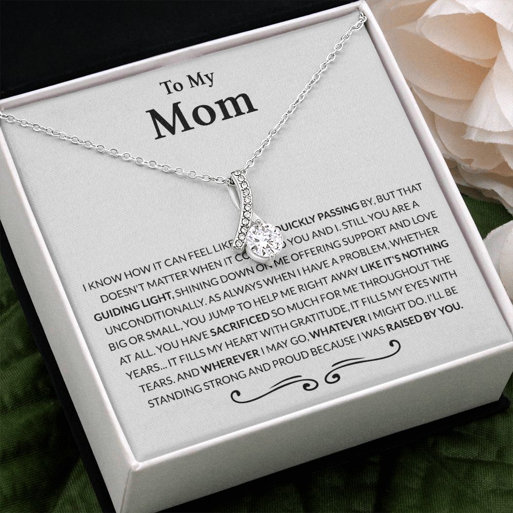 Gift for Mom from Daughter Moms Birthday Meaningful Gift for Mom Wedding Gifts Alluring Beauty Necklace