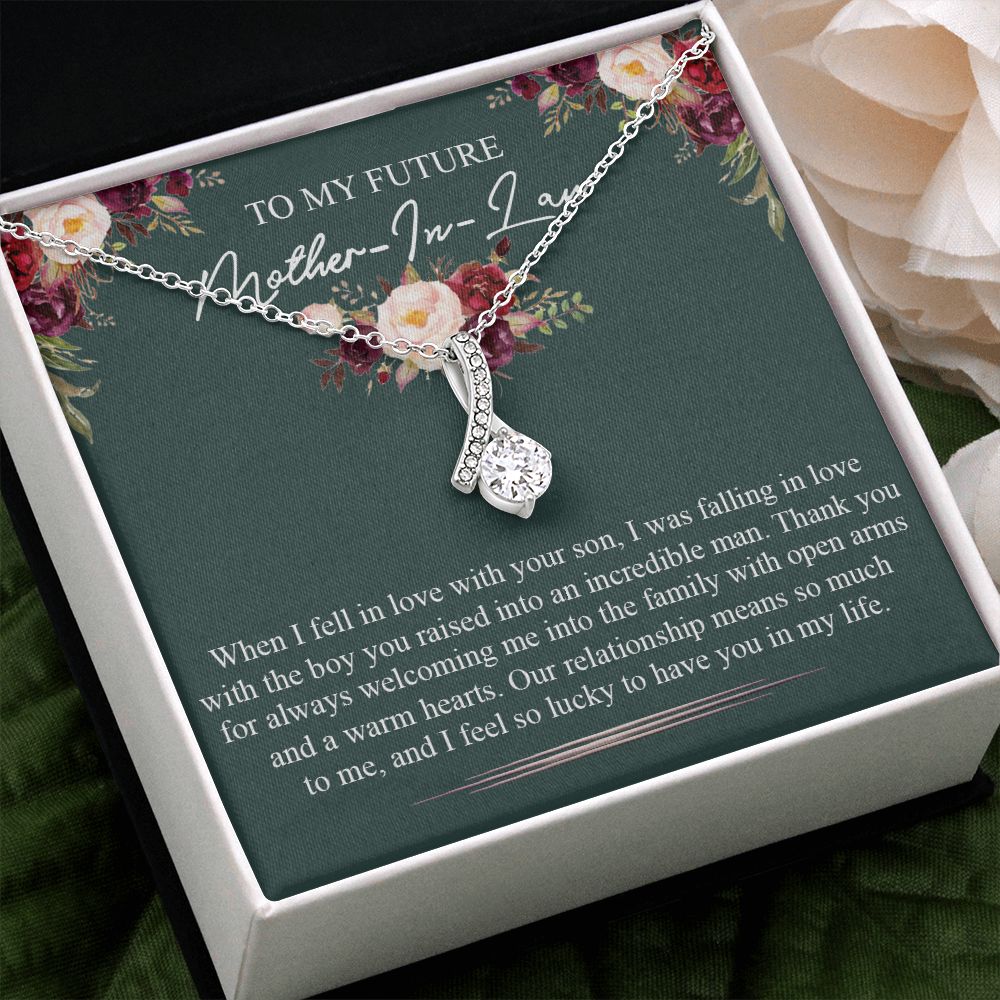 Mother in Law Necklace, Jewelry for Women, Future Mother in Law Gifts from Daughter in Law, Mother of Bride Gifts For Mother in Law, Birthday Gifts For Mother In Law From Daughter In Law5 Alluring Beauty Necklace