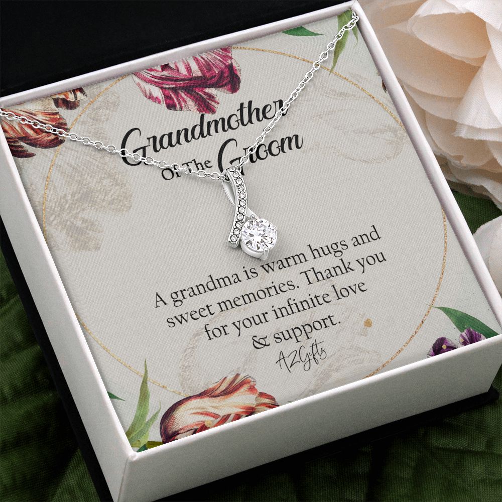 To My Grandmother Necklace, Gift for Grandmother Necklace, Mothers Day Gift For Grandma Nana, Grandma Jewelry From Grandchildren GrandKids , Jewelry Box Gift For Grandma Grandmother1 Alluring Beauty Necklace